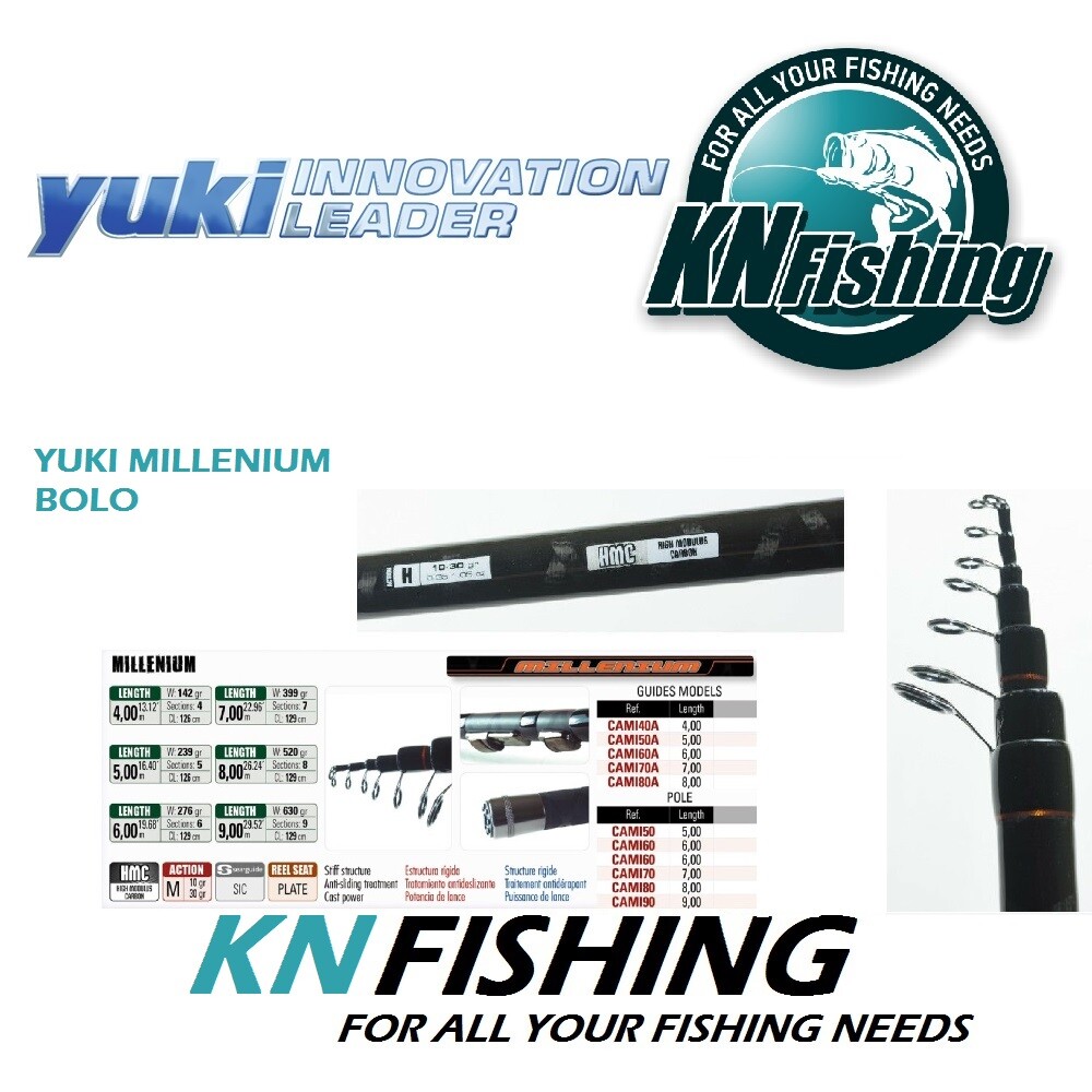 YUKI MILLENIUM Bolognese Float Fishing Rod 4m 5m 6m 7 High Modulus Carbon