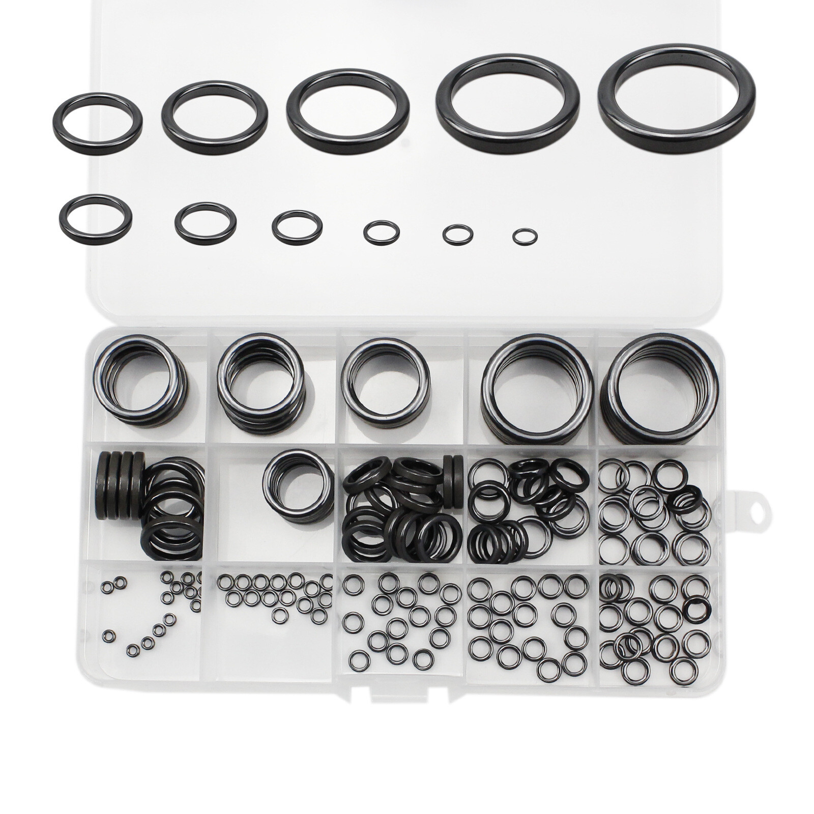 160PCS Ceramic Guide Ring Set,Thread Passing Ring Fishing Rod Guide Eye Repair