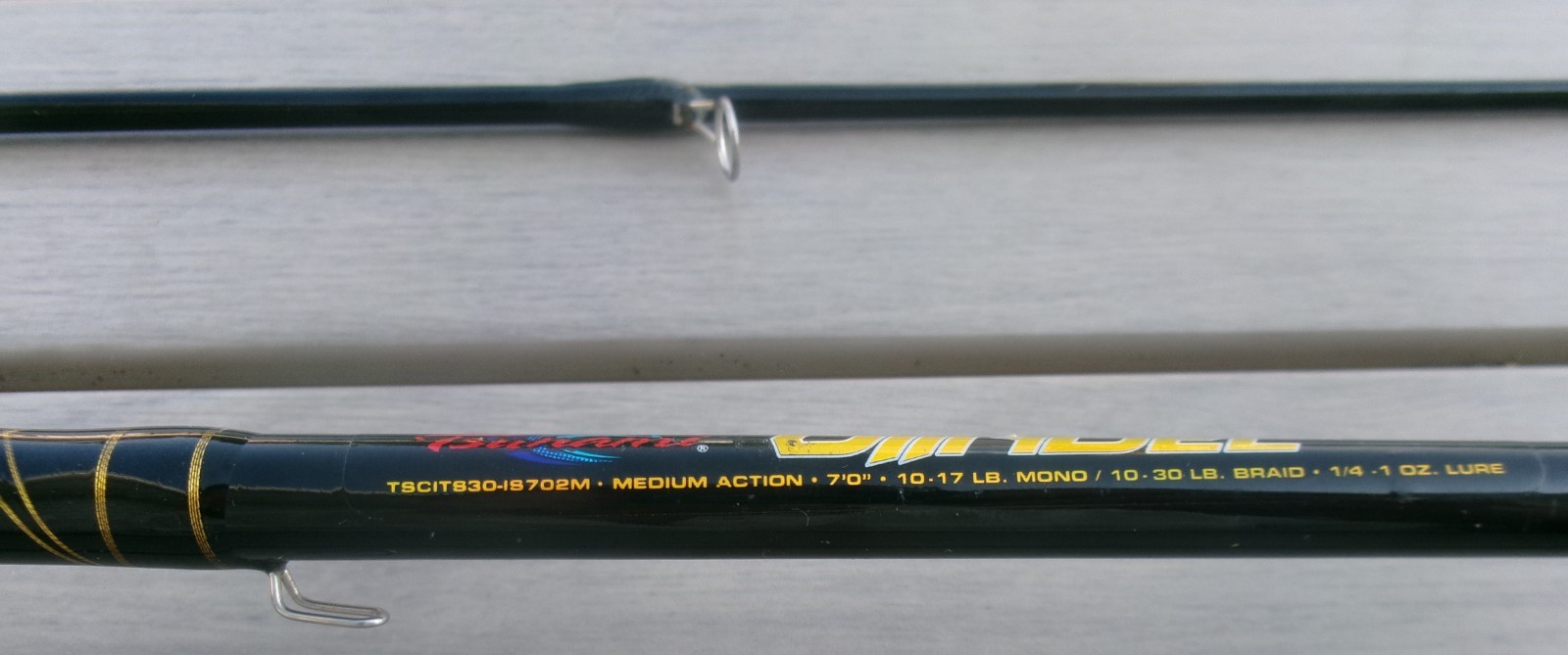 Tsunami Citadel Inshore Spinning Rods 2piece 7’ 10-17 Line 1/4-1oz Medium Action