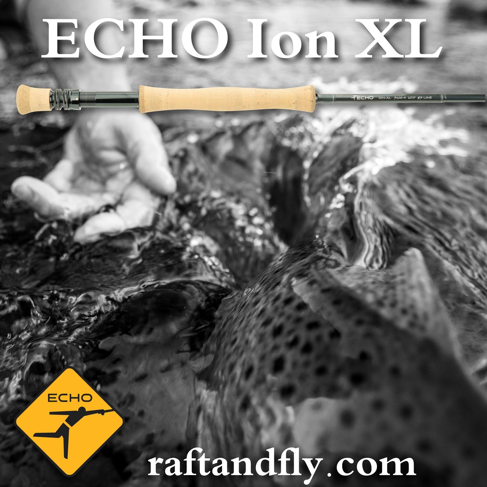 Echo Ion XL 7wt 10’0″ Fly Rod – Lifetime Warranty – Free Shipping