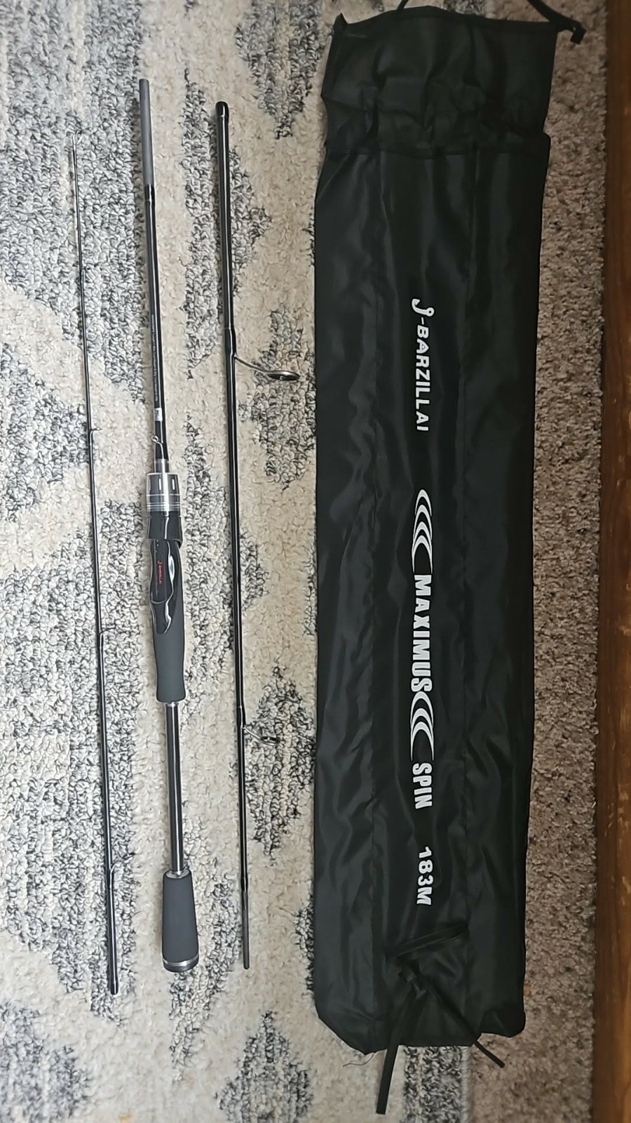 J-BARZILLAI Maximus Series spinning rod, 183M model.