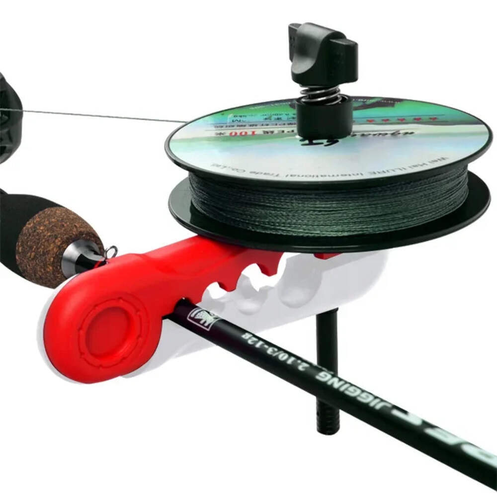 Fishing Rod Line Winder Convenient Line Clamp Four-color Plastic Winding Board F