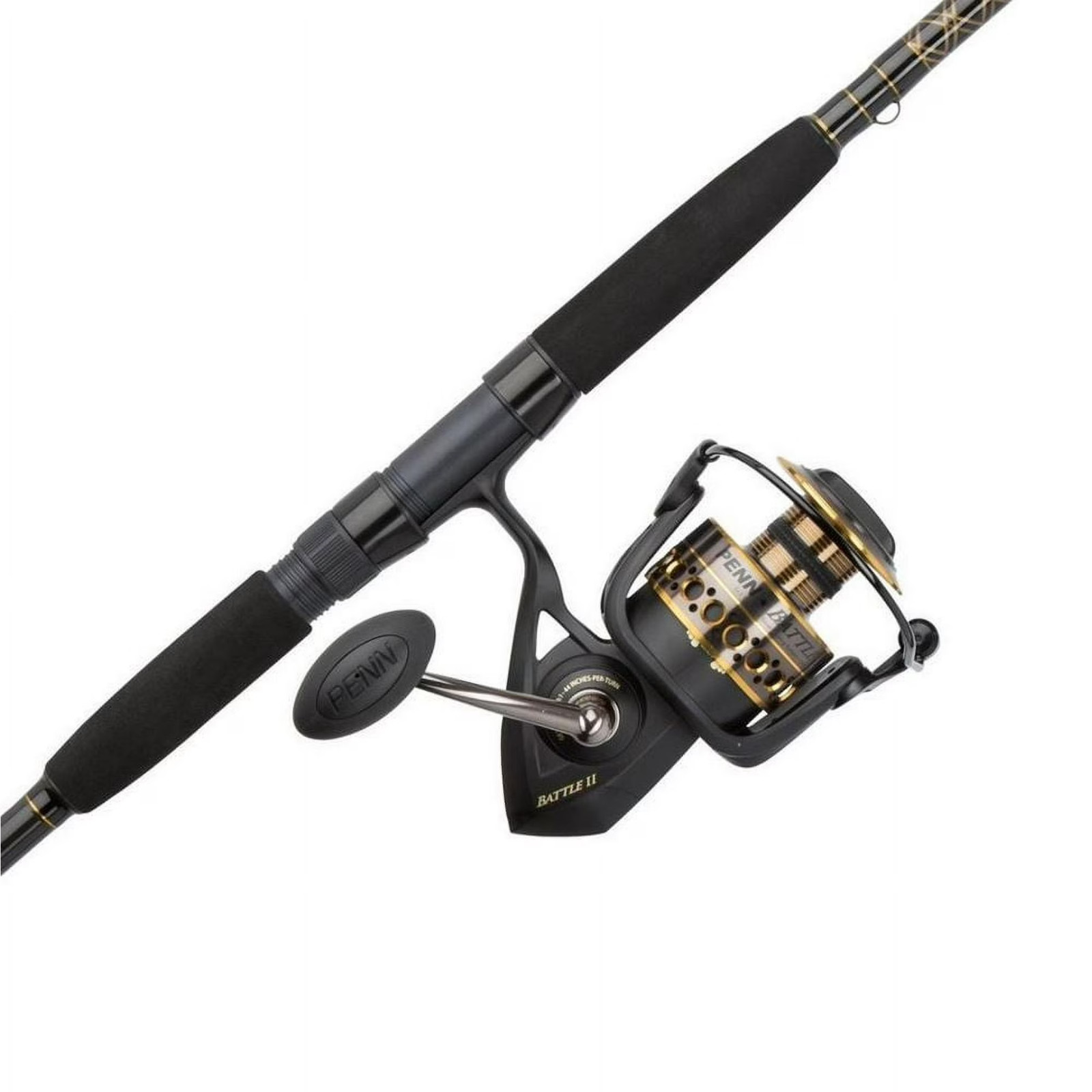 PENN Battle® II Combo, 7′ Medium Light Fishing Rod, 3000 Size Reel