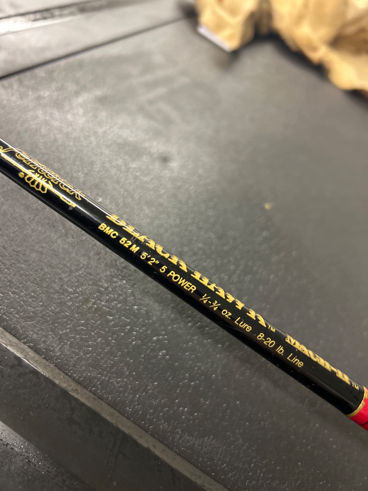 Vintage New Old Stock Fenwick Black Hawk Mach II Unused Mint BMC 52M 5’2″ 8-20lb