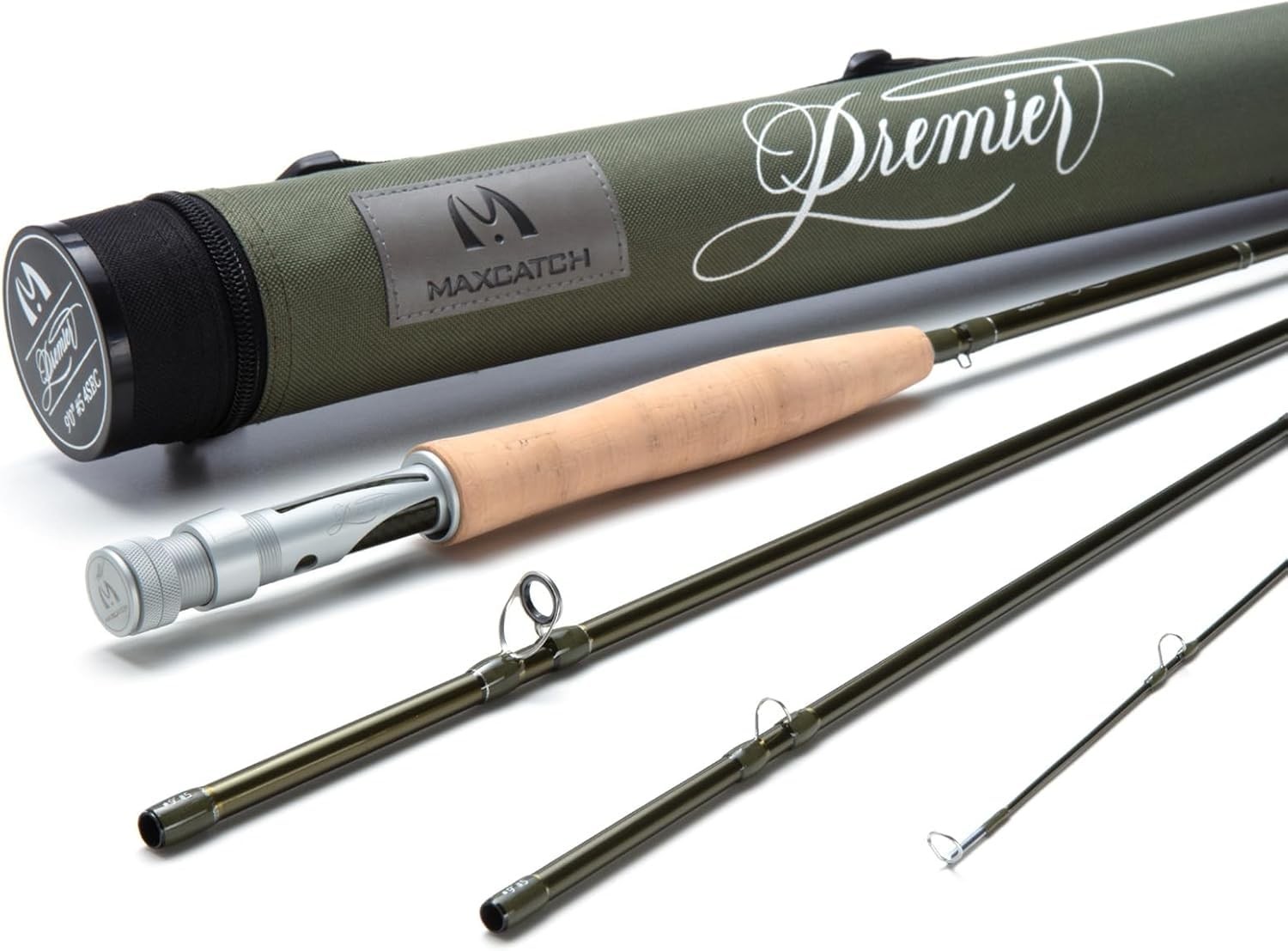MAXIMUMCATCH Premier X Fly Rod IM8 Graphite Mod Fast Action 3wt 8’4″ 4pc