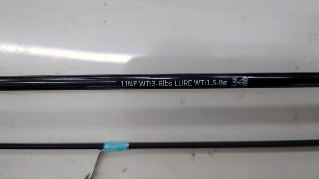 662 UL Trout Bass Rod Lightweight Wood Grip 3-6lb 1.5-9g lures Used