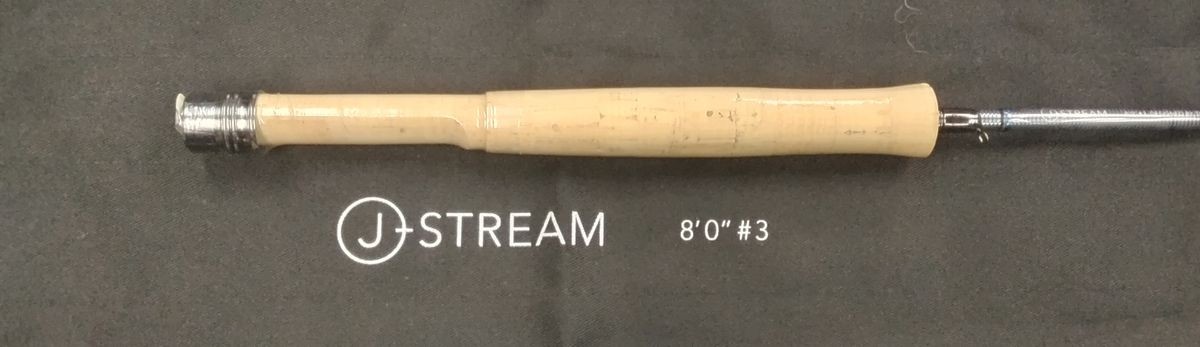 TIEMCO J Stream 803-4 Fly Rod 8ft 0in 3 4pc for Amago Yamame Iwana Fishi Japan