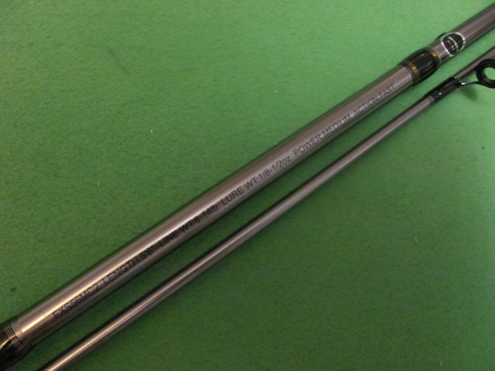 1) SHIMANO FX 5′ 6″ MEDIUM FAST ACTION SPINNING 2 PIECE ROD NEW.