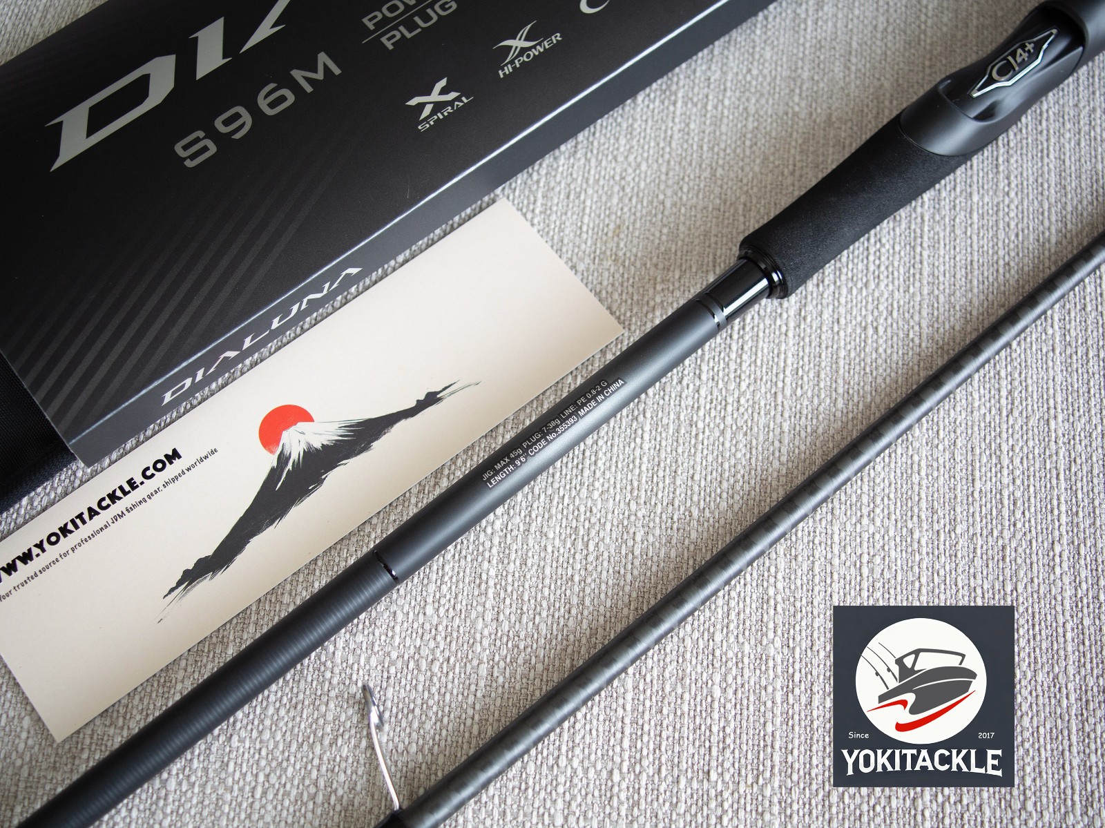 Shimano 23 DIALUNA S96M Baitcasting Rod FREE SHIPPING A2-Watch ProductVideo