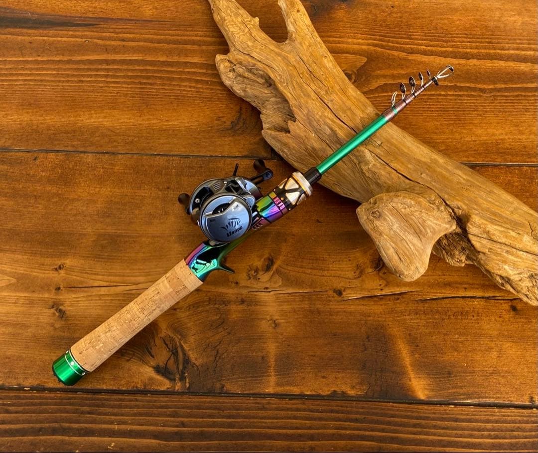 Trout Telescopic Fishing Rod 5’6″ Bait Lightweight Portable for Mountain Streams
