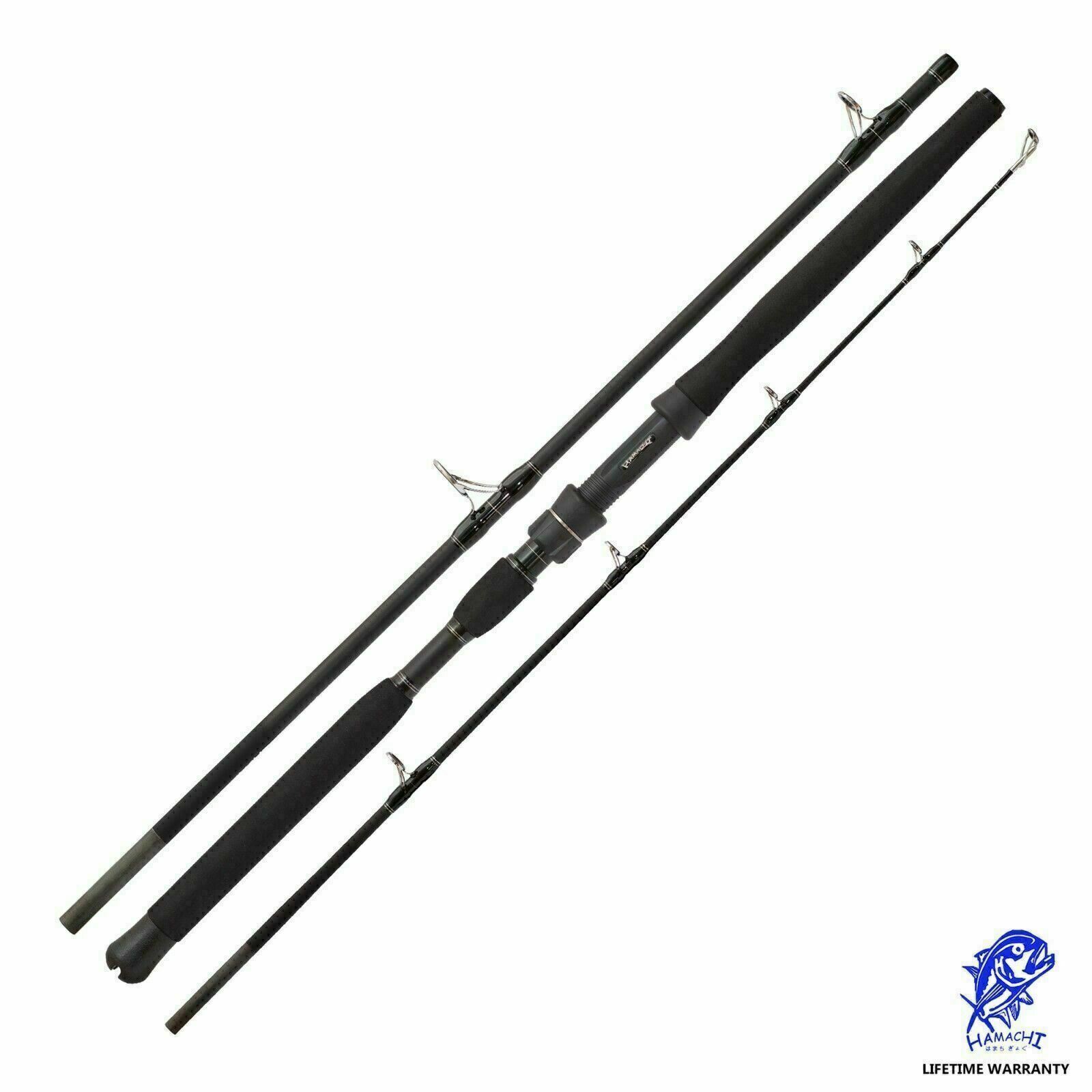 HAMACHI 7’6 XOS GT’n’Doggie Exp 50 – 100lb Japanese spin popper fishing rod pole