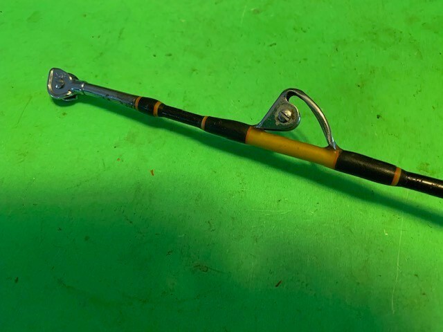 CUSTOM BUILT CALSTAR T6455XXH 5 FOOT 2 INCH 50 TO 120 POUND RATED FISHING ROD