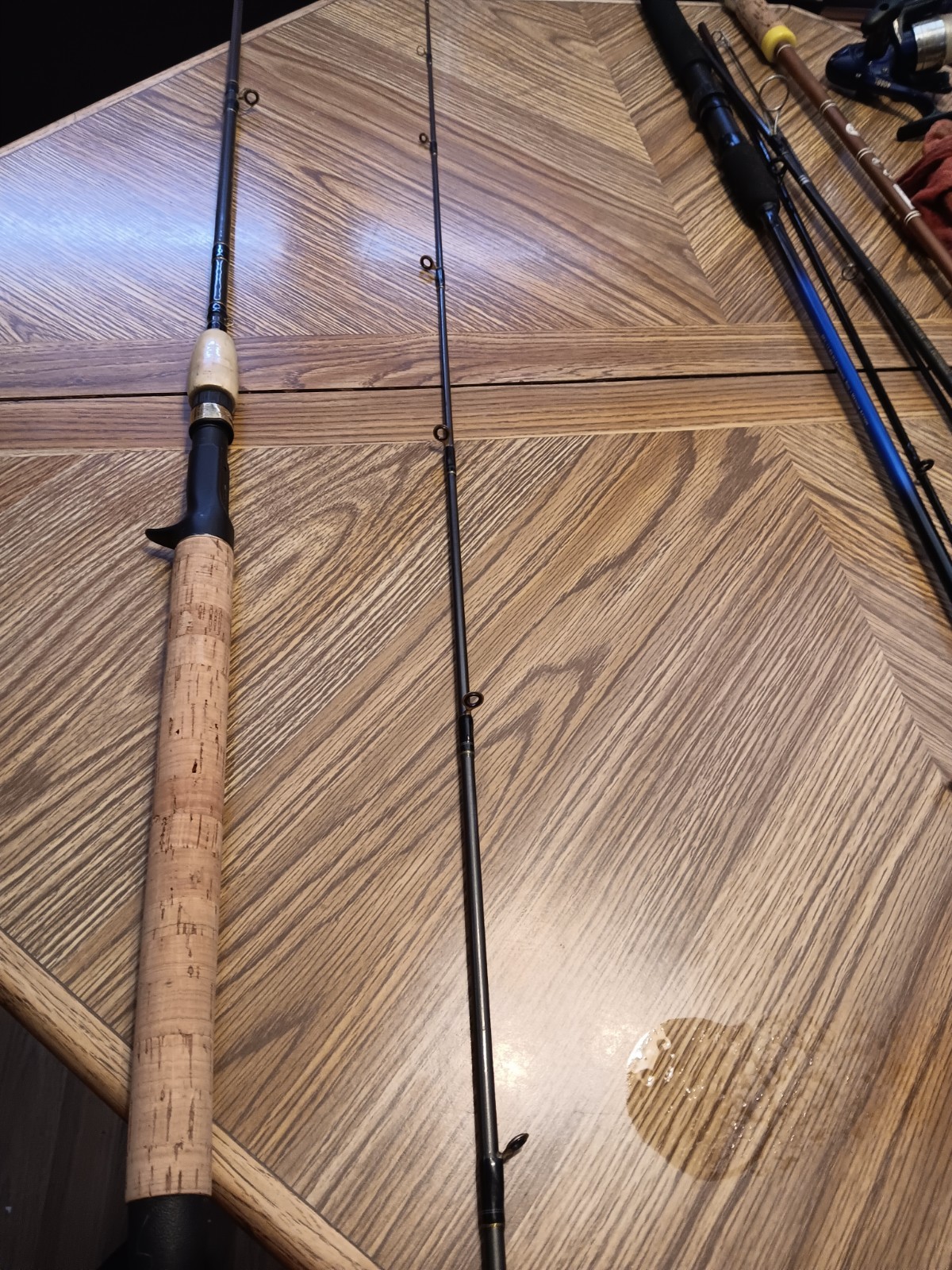 7 1/2 ft vances tackle 2 piece trolling rod # ult762