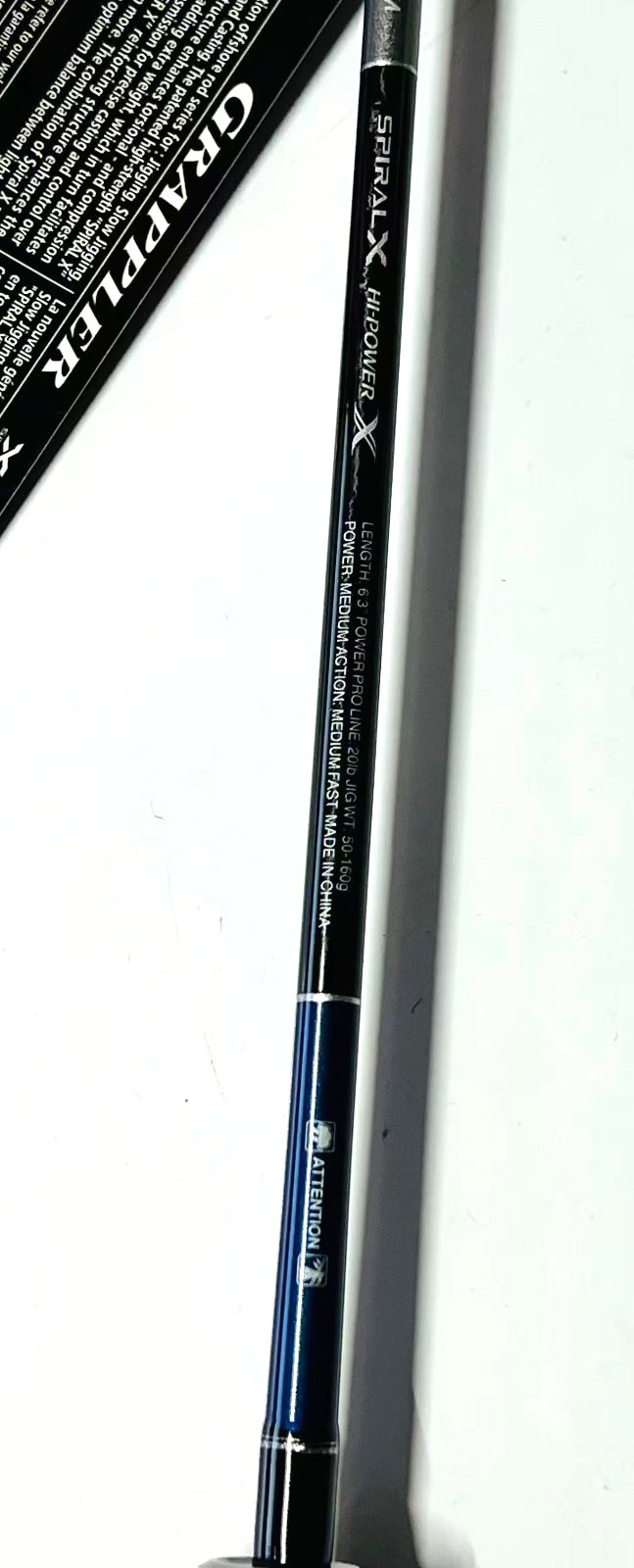 Shimano GRAPPLER TYPE LJ GRPLJC63M – 6’3″ Saltwater, Casting Jigging Rod – New