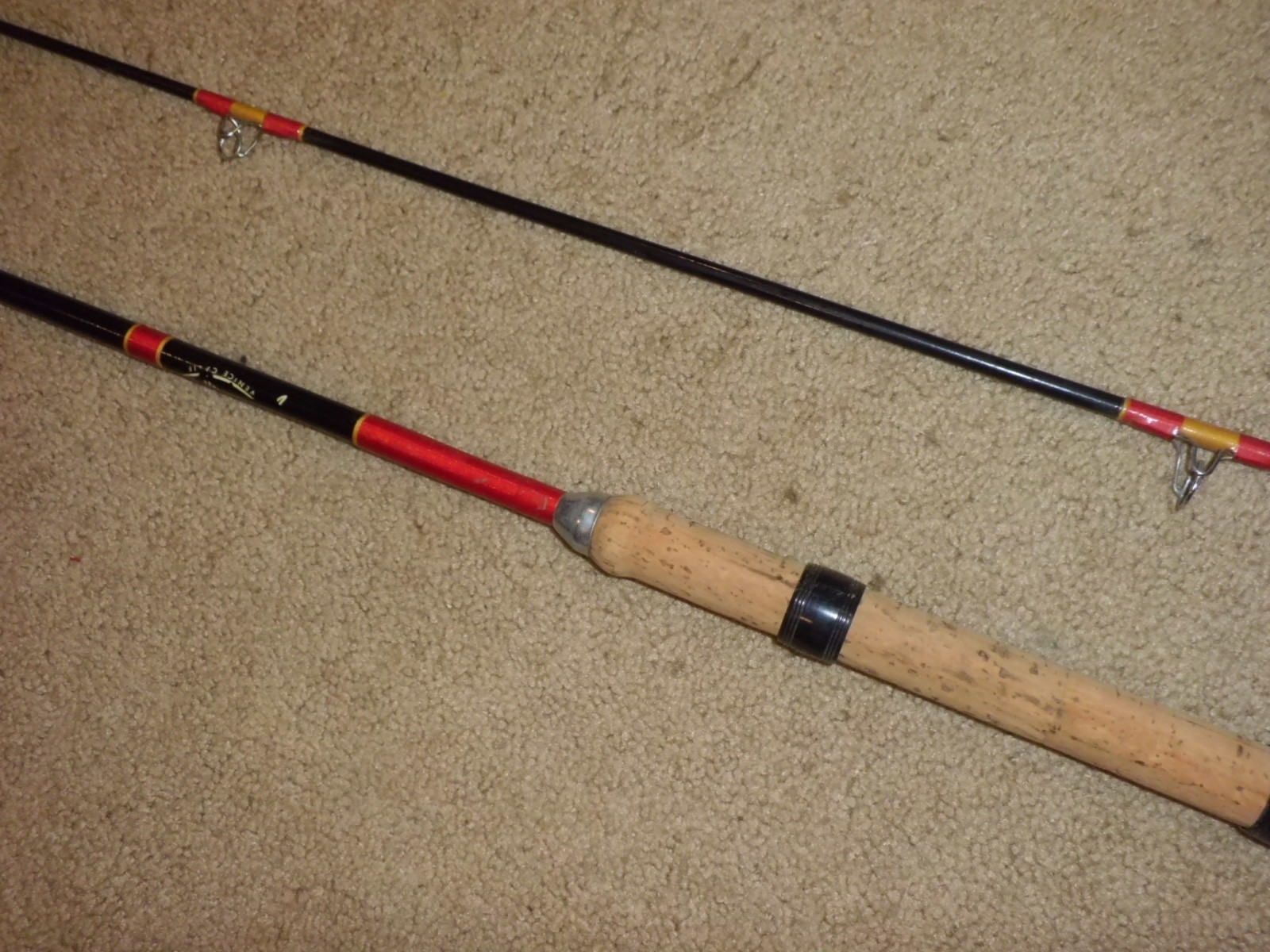 Vintage HARNELL Steelhead/Salmon Spinning 8′ Rod made in USA- 12 lb test