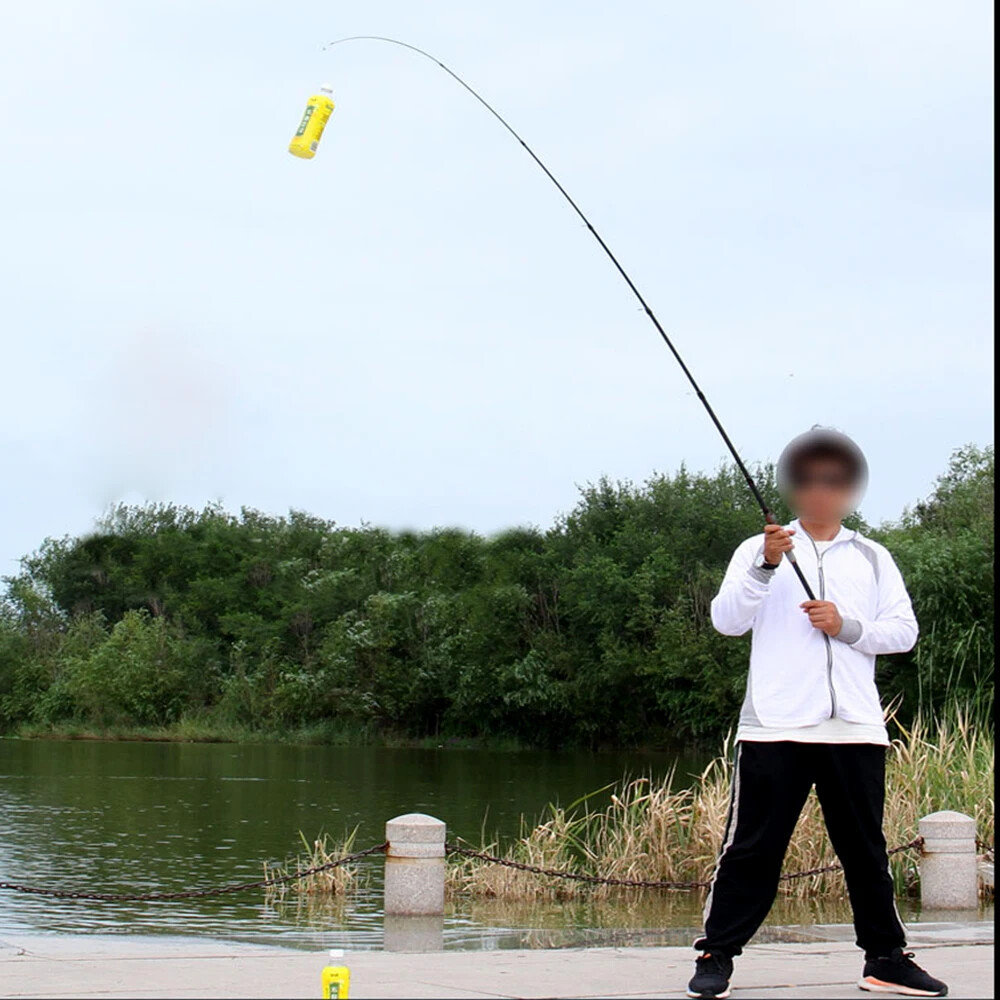 1.8m-3.0m Telescopic Spinning Fishing Rods Carbon Fiber Lure Pole Bait WT 8-18g
