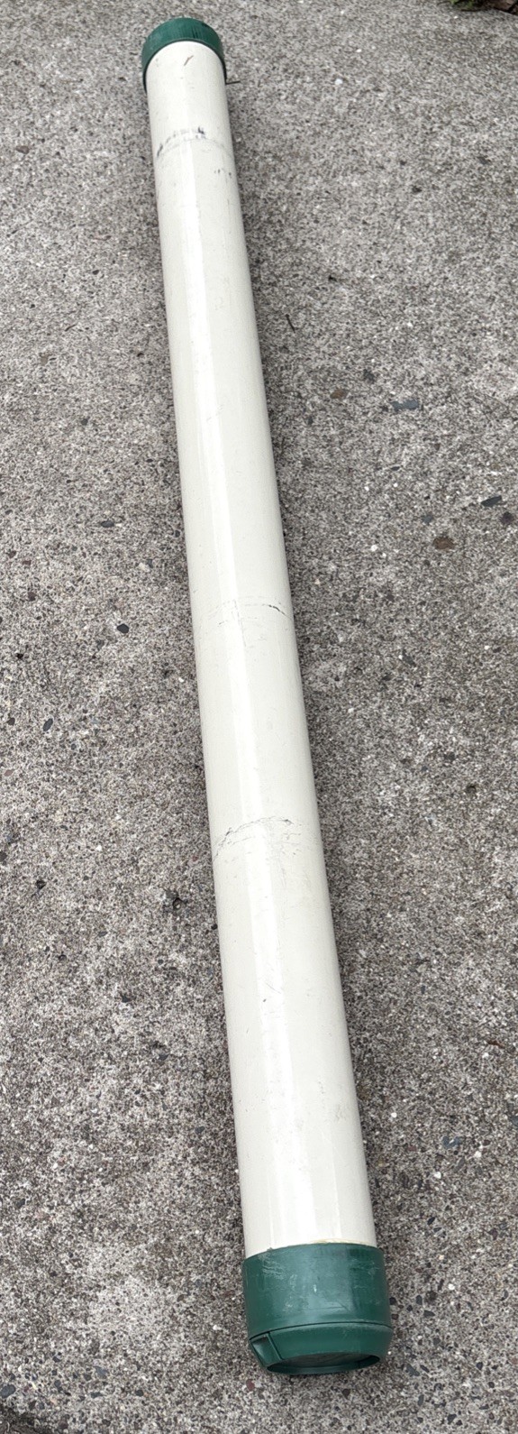 Cabelas Fishing Rod Hard Tube 2.5” x 44.5” (Tube Only)