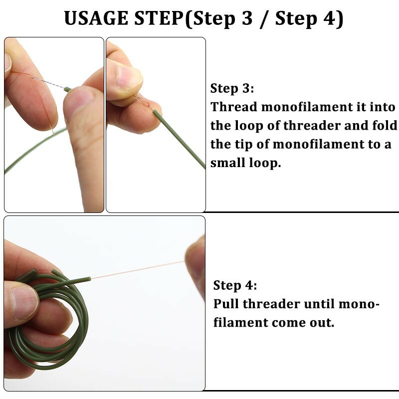 Diamond eye pole elastic threader match coarse pole fishing tackle x2 UK SELLER