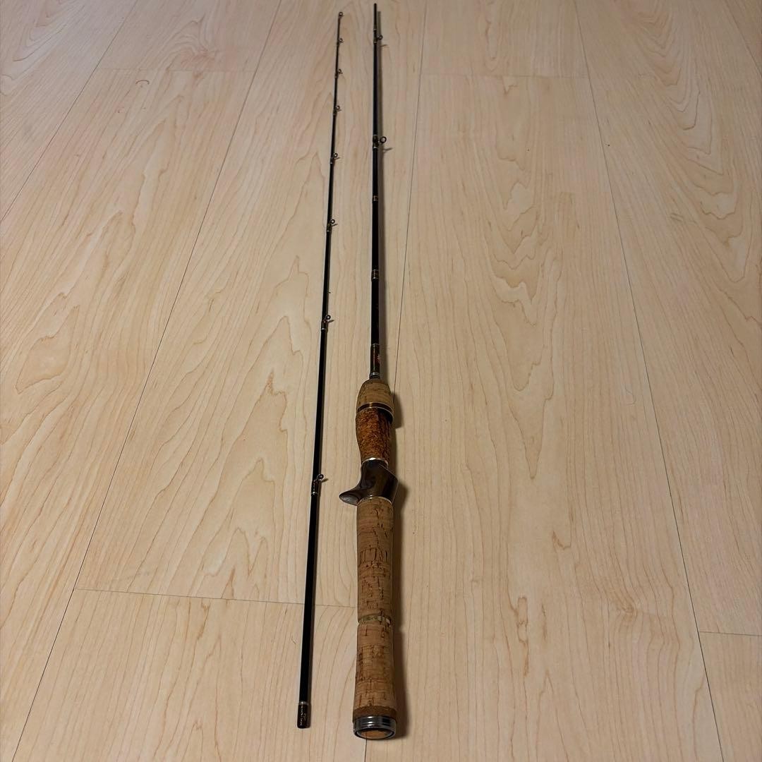 Abu Garcia Troutin Marquis Baitcasting Rod Cork Handle Wooden Reel Seat Used