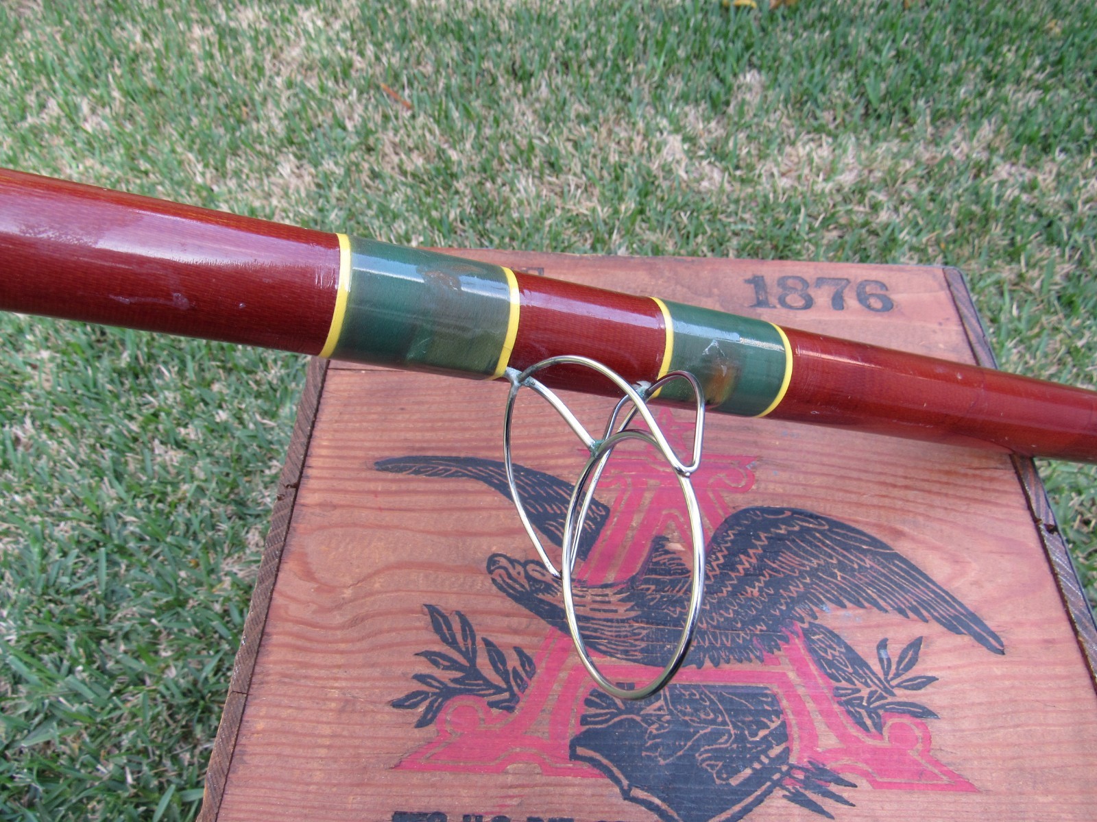Vintage Kencor No. 315 Brown Tenlew Magnaglas 15′ Saltwater Surf Fishing Rod