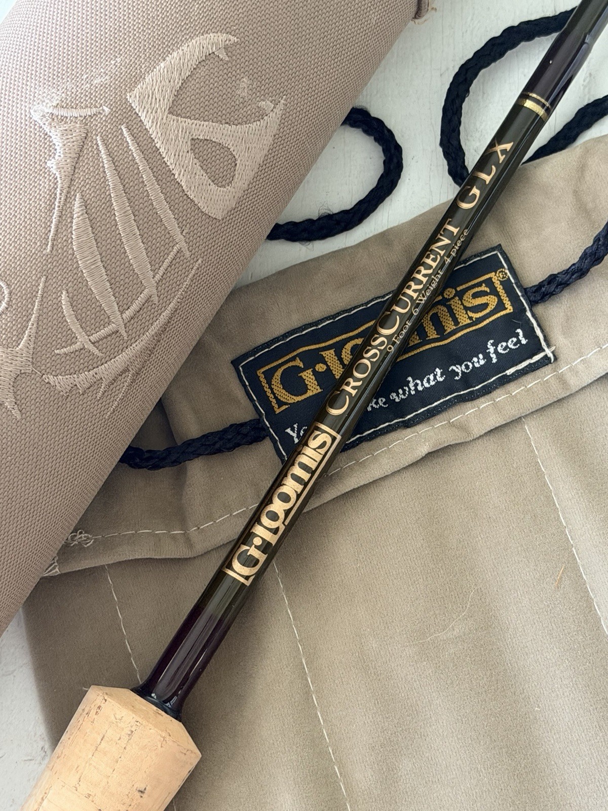 **BEAUTIFUL** G LOOMIS CROSSCURRENT GLX 6wt 9’ft fly rod!!! 🔥~LEGENDARY~🔥