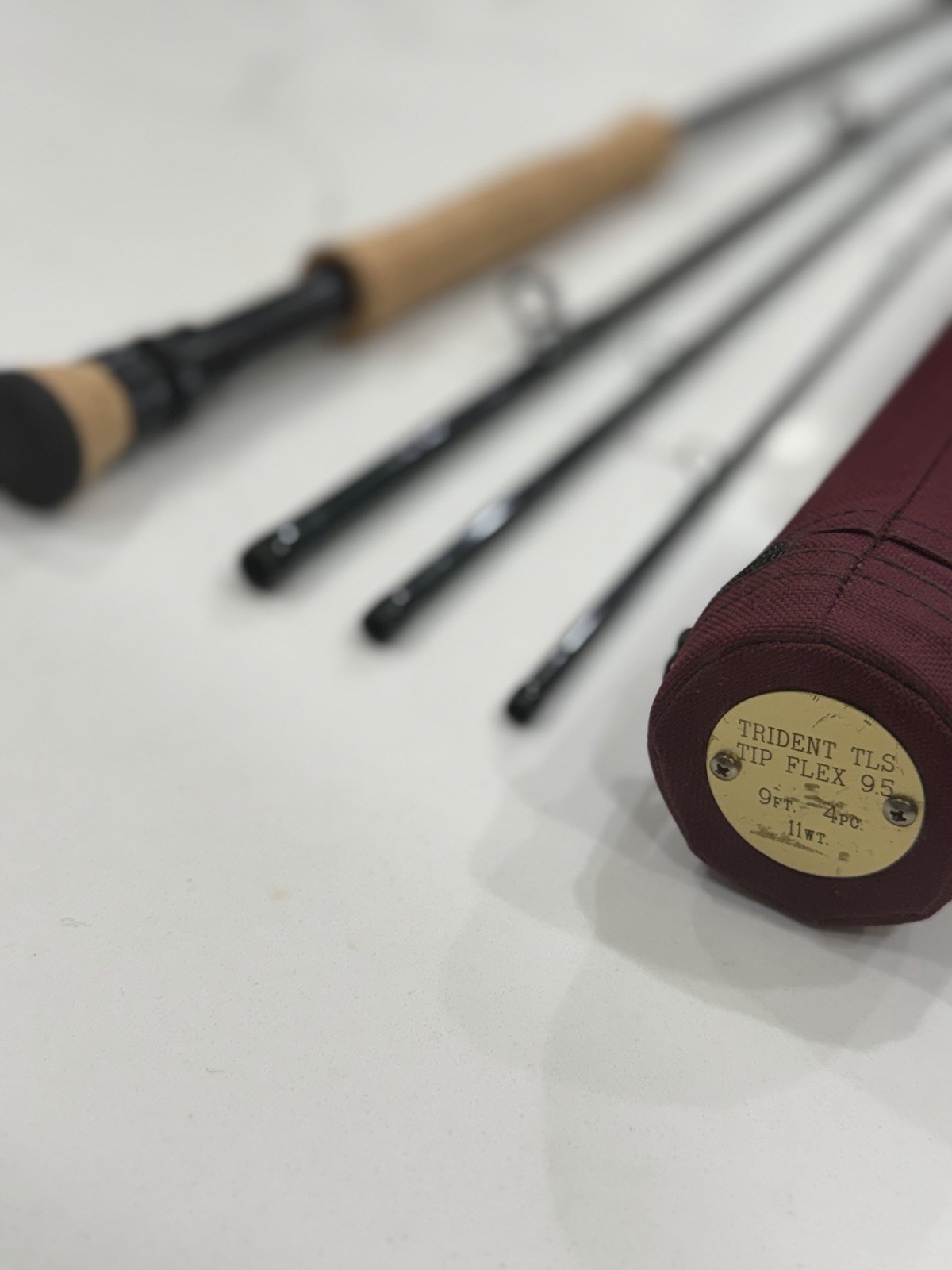 Orvis Trident TLS Tip Flex fly rod 9’ 4pc 11wt