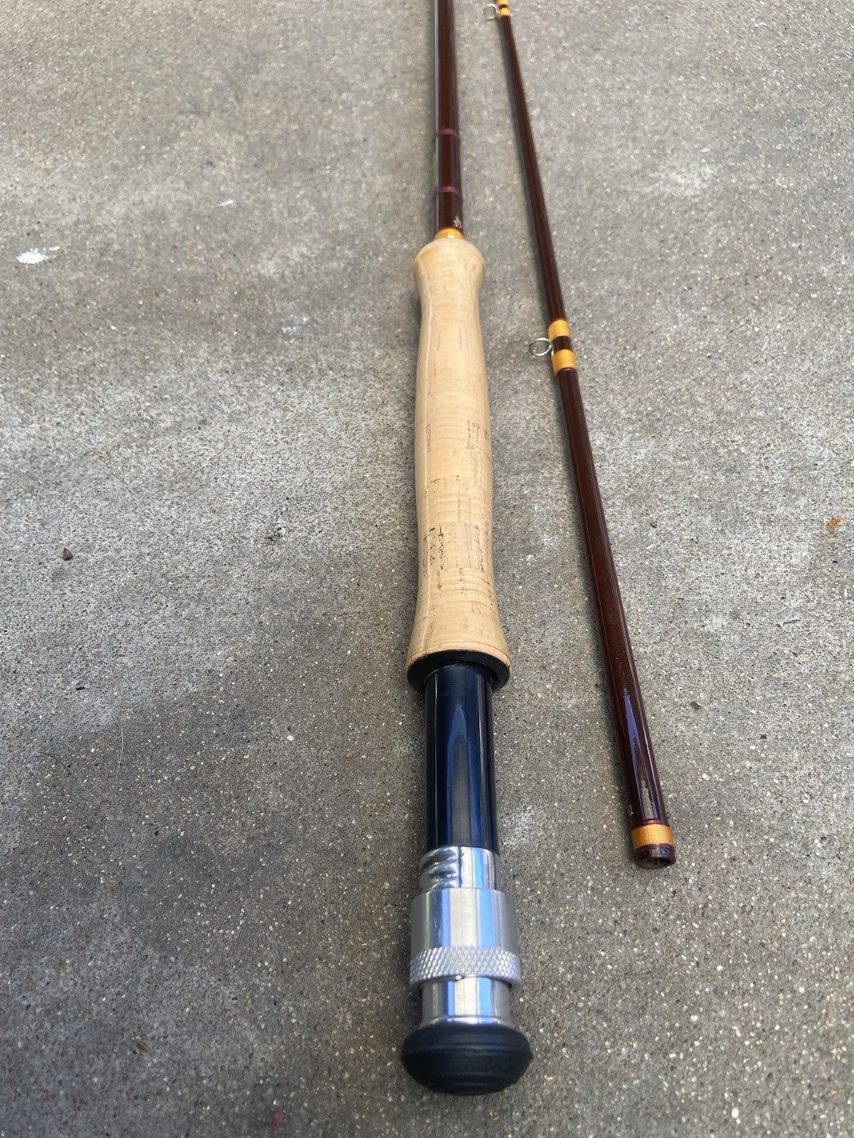 House of Hardy Jet 7 Wt / 8-1/2 Ft Fiberglass Fly Rod Excellent Condition