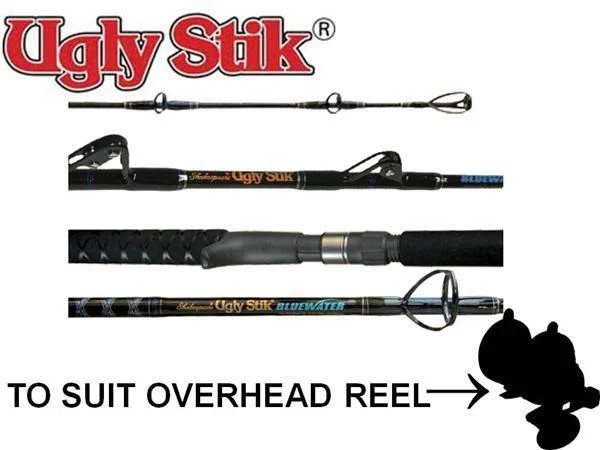 Shakespeare Ugly Stik Bluewater Overhead Fish Rod- 5′ 6″ 37kg 1pc- USB-JOH5637