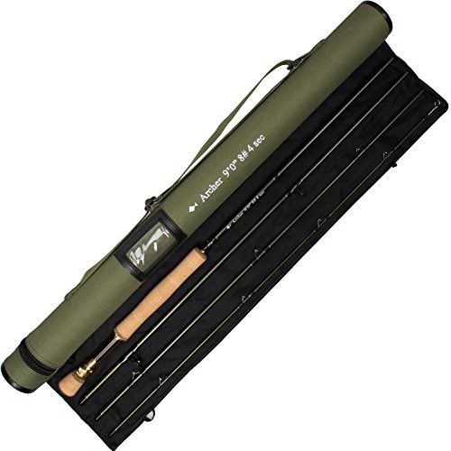 Angler Dream 9Ft 8Wt Archer Fly Fishing Rod 4 Section Cordura Tube