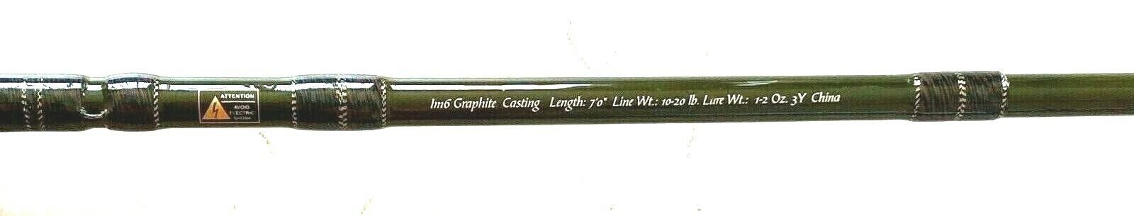 1-PC 7′ Casting Kayak Rod – Value of $140 – $59.99