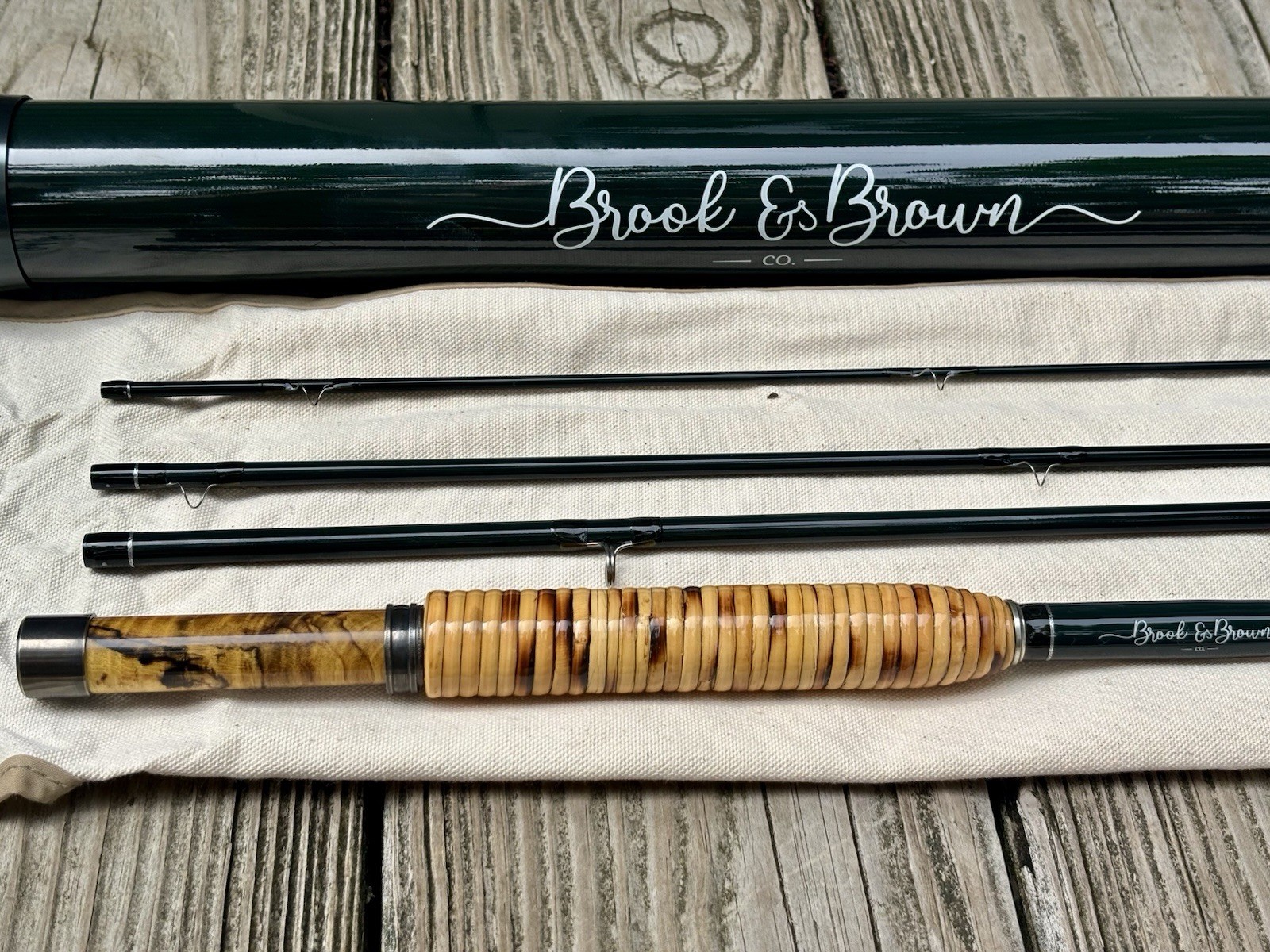 Brook And Brown ( Graywolf) Fiberglass Fly Rod – 4wt 7ft 6inch