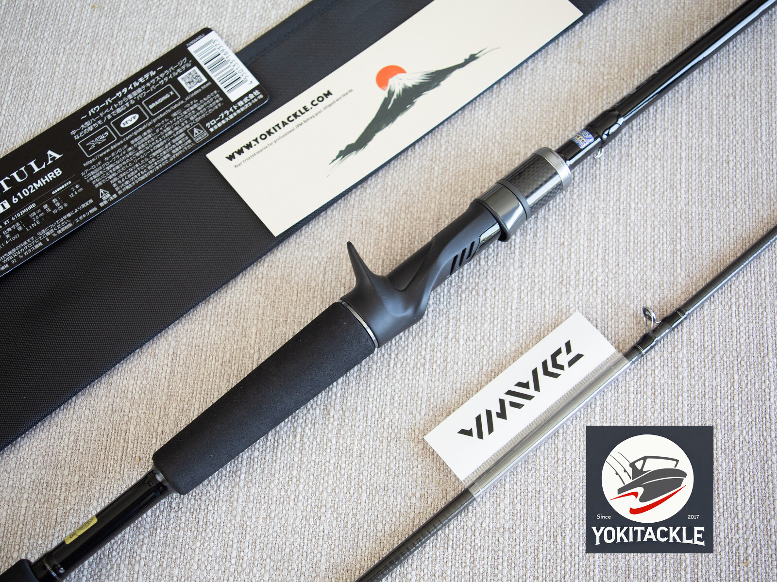 Daiwa 24 TATULA XT 6102MHRB 2pc Baitcasting Rod From Japan