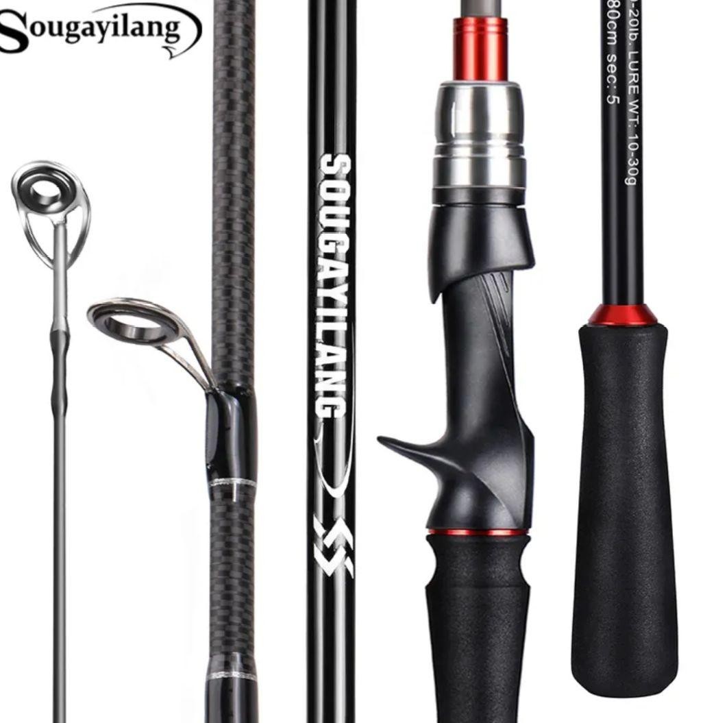 7ft Casting Rod, 10-30g Lures, 10-20lb Line, Compact 40cm, Used