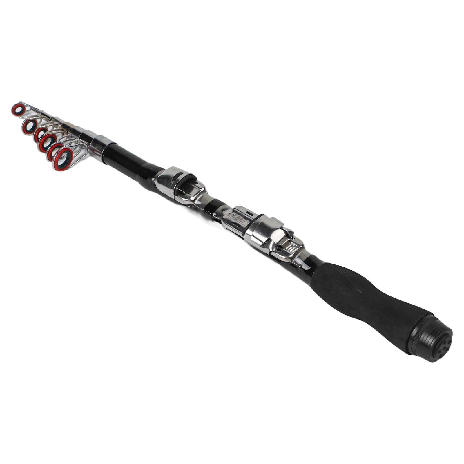 Ceramic Guide and EVA Grip Carbon Fiber Fishing Rod with Four Length Options