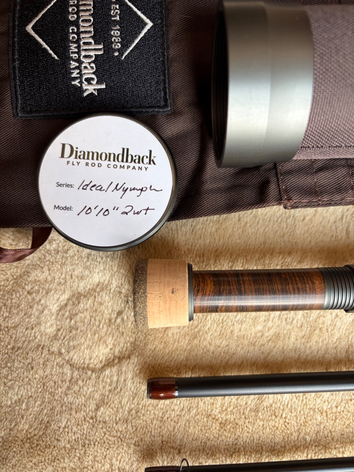 Diamondback Ideal EURO Nymph fly rod 10’10” 2wt NEW