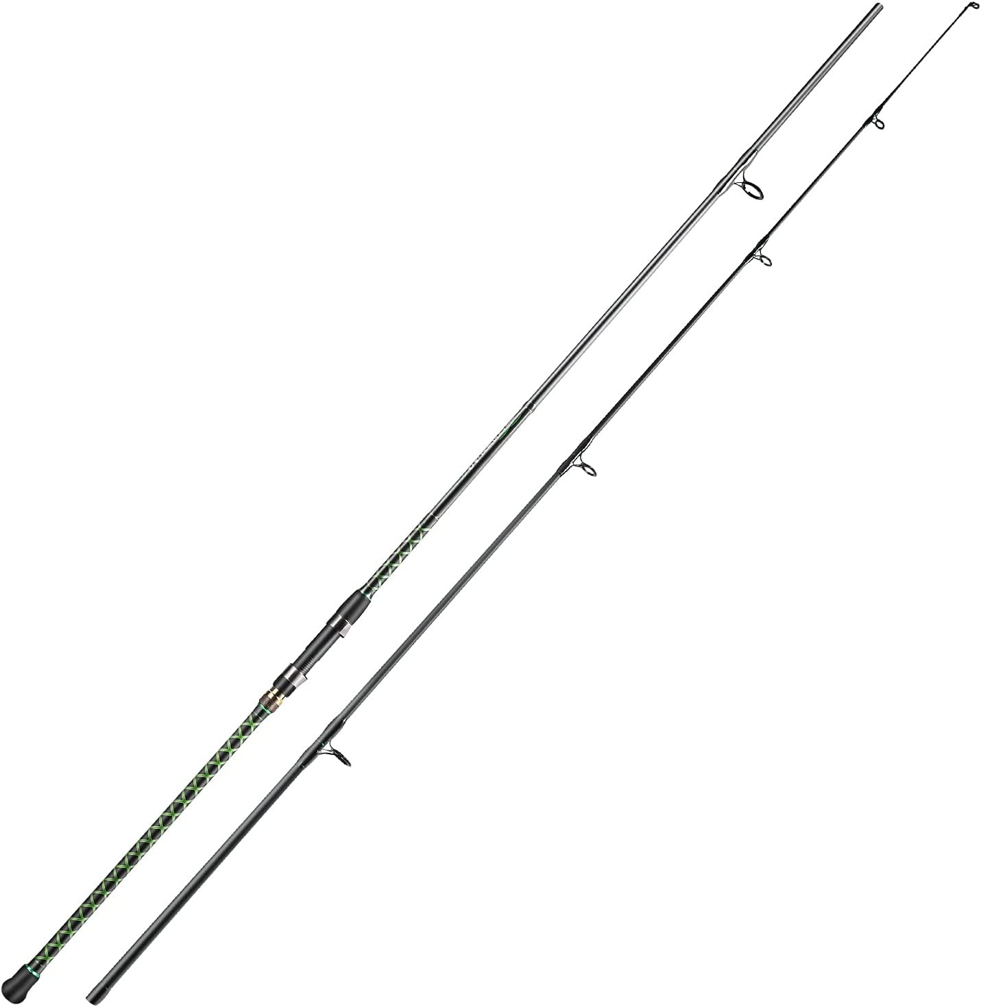 Saltwater Surf Spinning Fishing Rod Carbon Travel Beach 2-Pieces 9’/10’/11’/12′