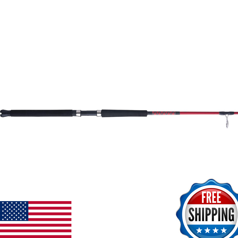 Penn Mariner Iii Boat Spinning Fishing Rod Black/Red 66 – Medium – 1Pc – 12-20Lb