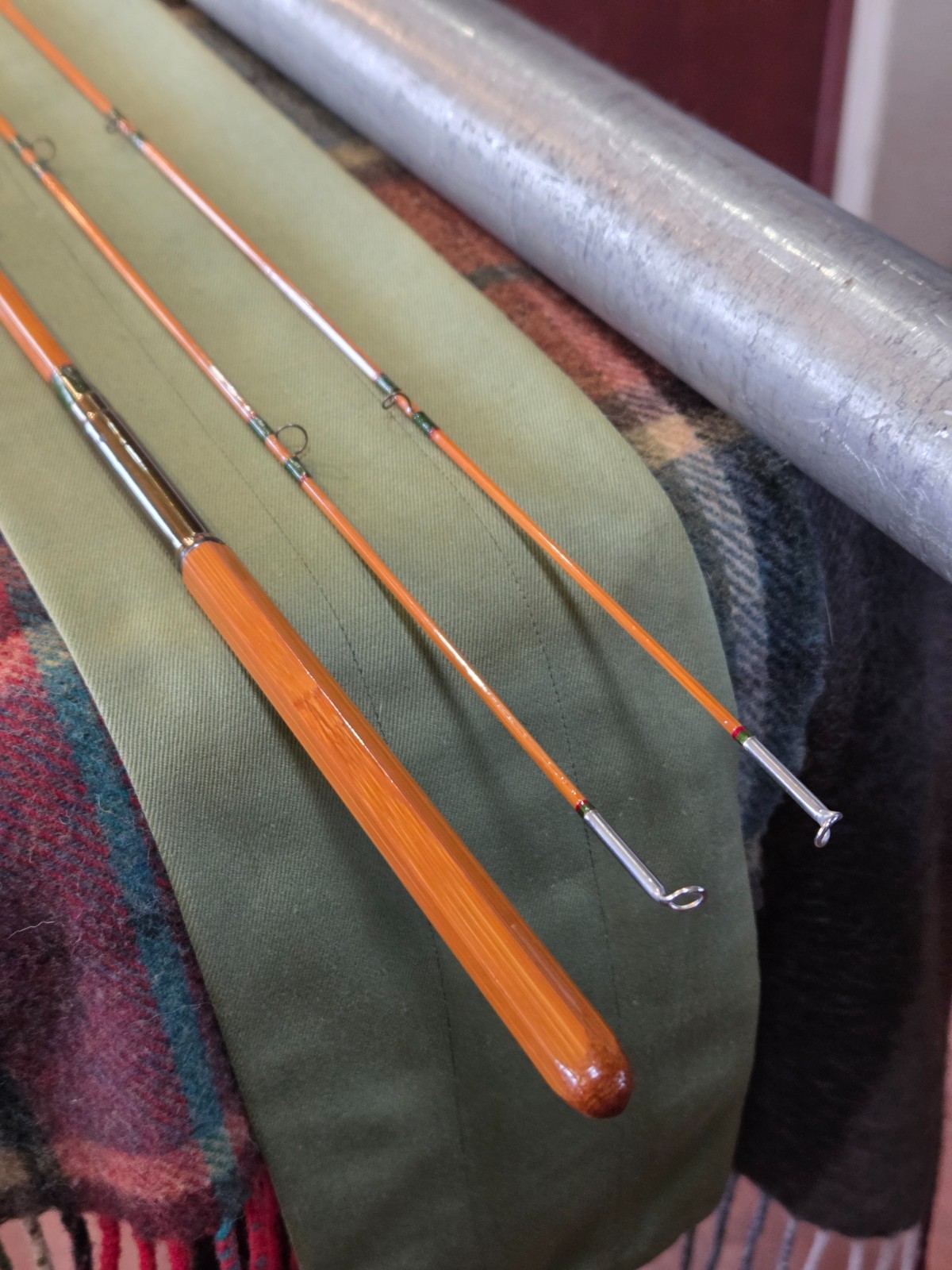 Pezon Michel Ritz Super Parabolic PPP ‘Long Cast’ Batault 8’7″ bamboo fly rod