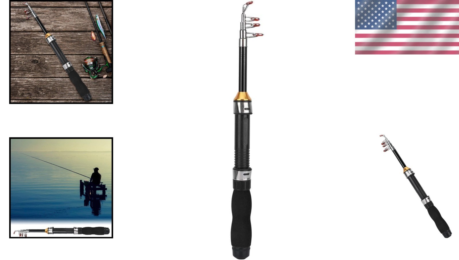 Lightweight and Durable Mini Fishing Rod – Ideal for Ice & Fly Fishing 1-2.1m