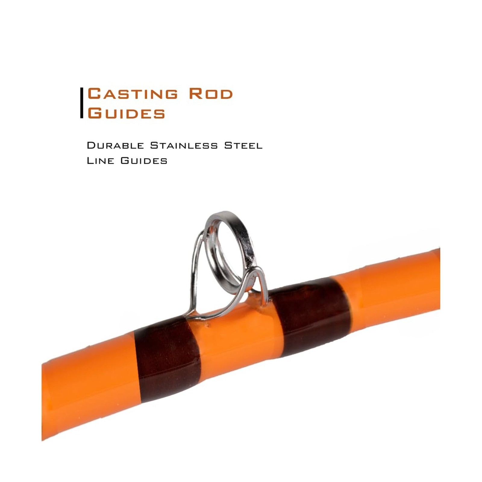 Catfish Pro Tournament Series Casting Rod – 7’6″ One-Piece Rod with S-Glass, …