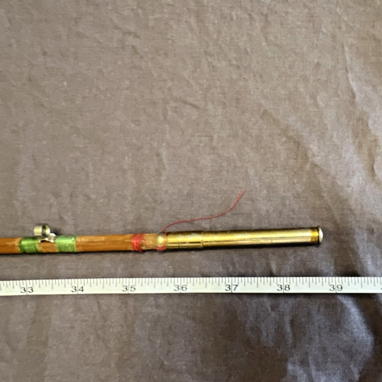 Montague Rapidan Bamboo 9ft 3pc Spinning Rod Cork Handle Moderate Med Vintage