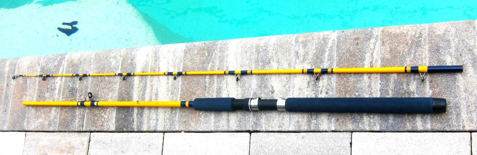 Vintage Eagle Claw Starfire SF501 2-Piece Trolling Rod: 7’6”; 15-25lb – USED!!!a