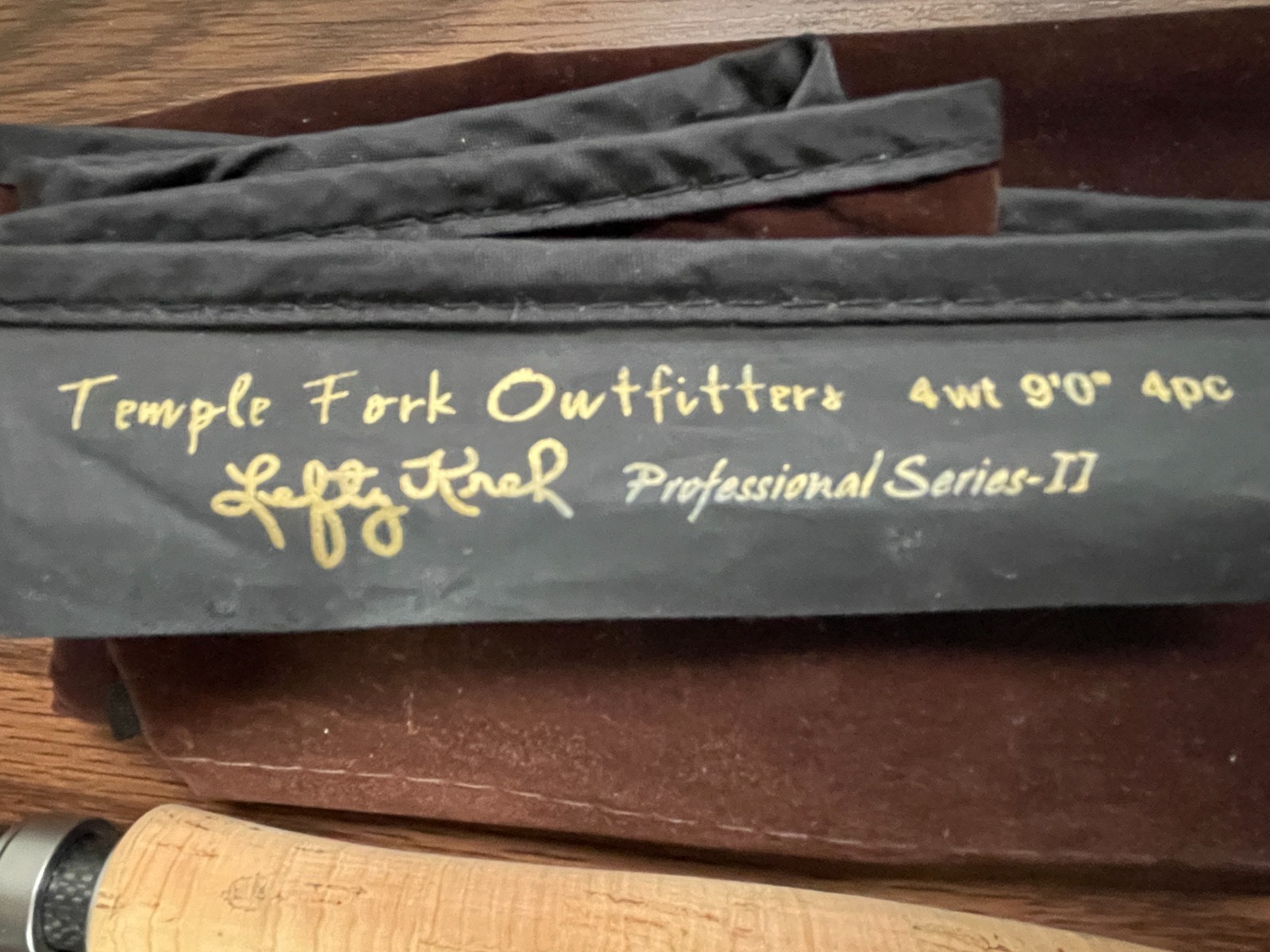 TFO Professional Series II Lefty Kreh 9’0″ 4p #4 Sox Used Fly Fishing Rod Carbon