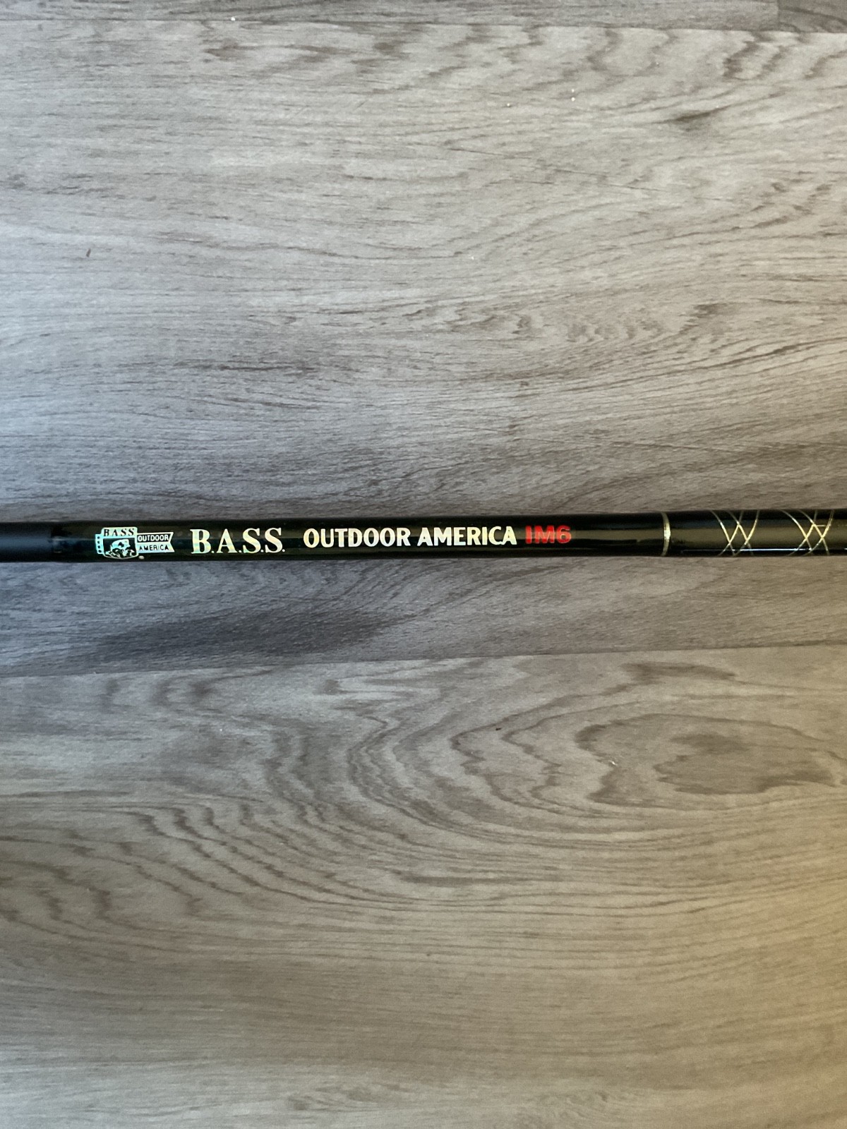 Vintage B.A.S.S. Outdoor America IM-6 Graphite 6’ Spinning Rod