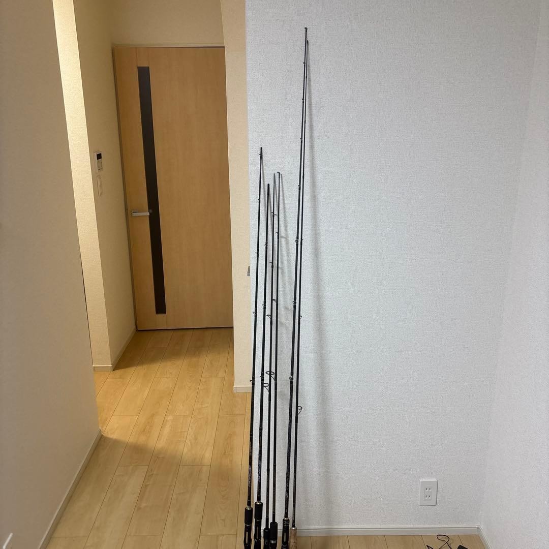 Bass rod set of 6 including Evergreen Heracles, Deps Sidewinder, Tailwalk
