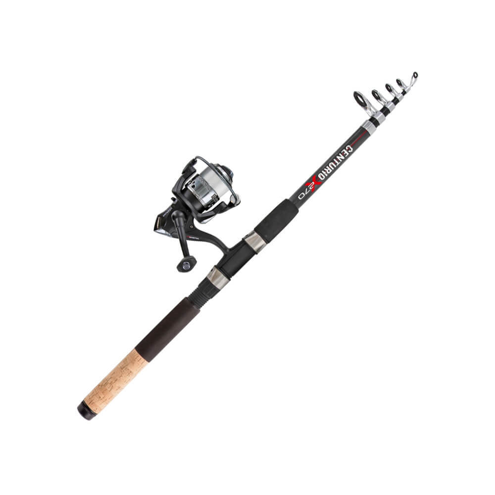 Jenzi Rod Set Combo Tele Centurio 20-50g Fishing Rod Reel Line Fishing Set