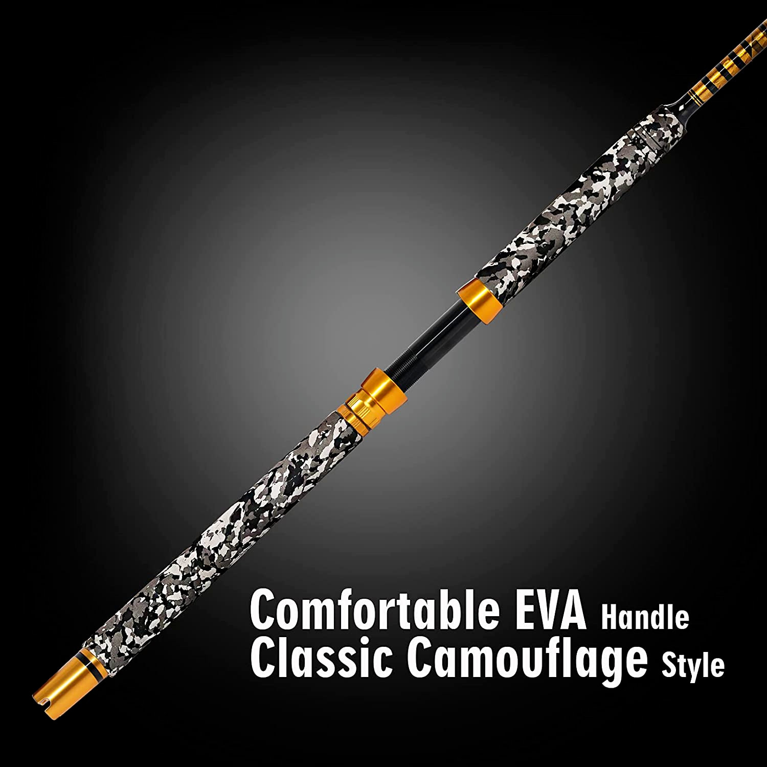 Saltwater Offshore Trolling Rod Big Game Conventional Boat Fishing Pole 6 Feet