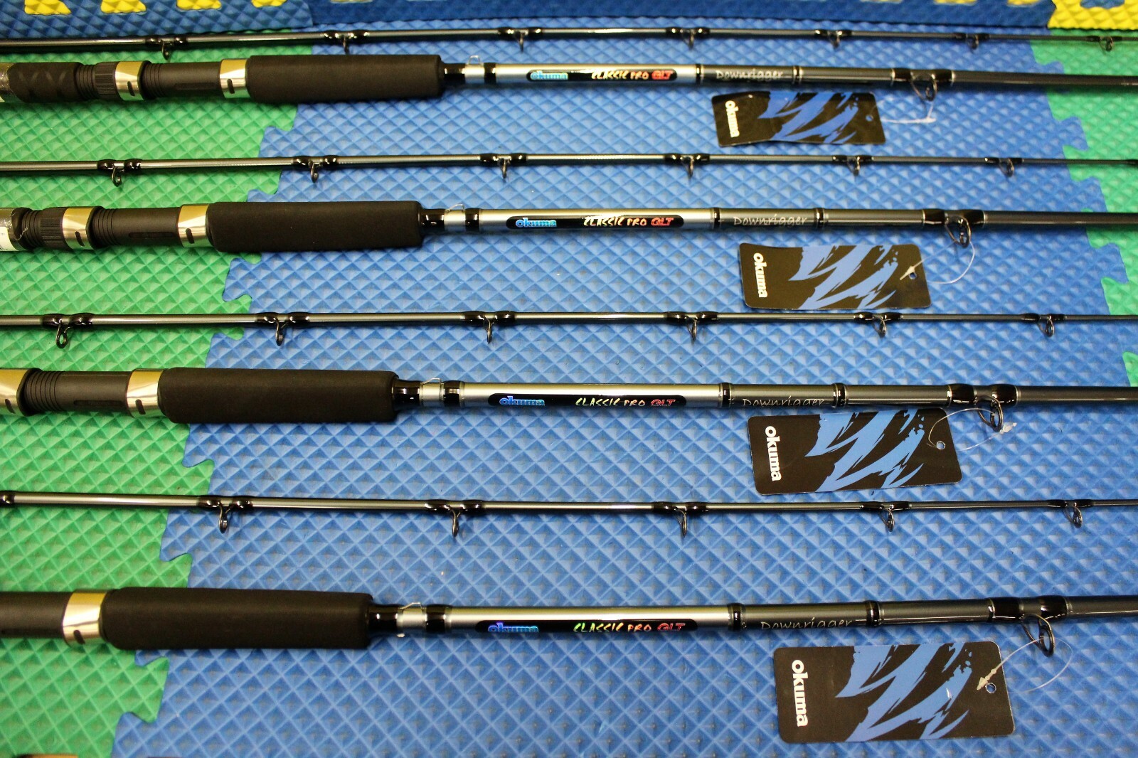 Okuma Classic Pro GLT Downrigger Rods CP-DR-802M 4-Pack