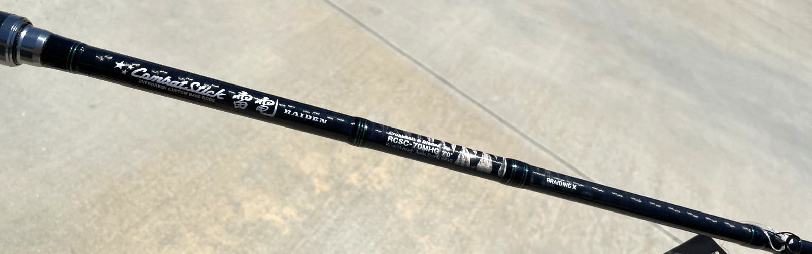 Evergreen Combat Stick Raiden 7’0″ Casting Rod RCSC-70MHG Crankbait Bladed Jig