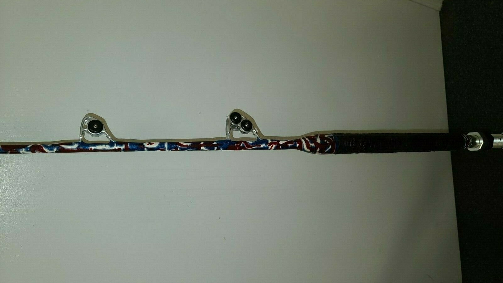 Custom Fishing Rod, Real Crocodile Skin Grips, Awesome Paint Job, ADJUSTABUTT – 
